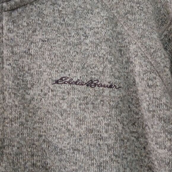 Eddie Bauer gray white blend pullover casual business casual Sz XLT  NWOT - Picture 4 of 8